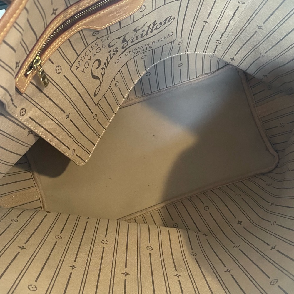 #Poshmark Louis Vuitton Neverfull Bag Authentic - Picture 14 of 16